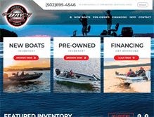 Tablet Screenshot of daysboatsales.com